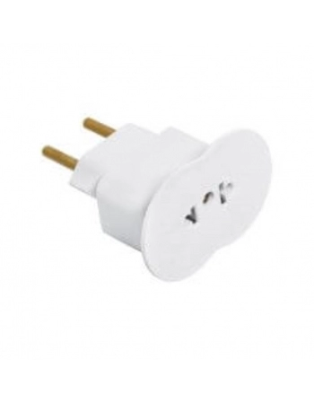 PINO PLUZIE ADAPTADOR 2P BCO 10A 9294