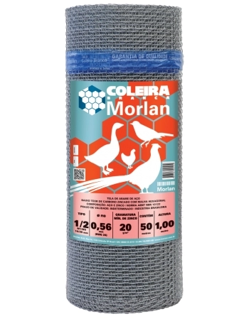 TELA VIVEIRO MORLAN 1/2\\\" F26 1,00X50M