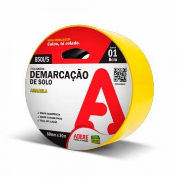 FITA DEMARCACAO ADERE SOLO 50X15 AM