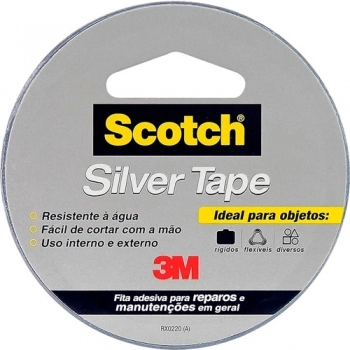 FITA SILVER TAPE 3M TRANSP 38X4,57