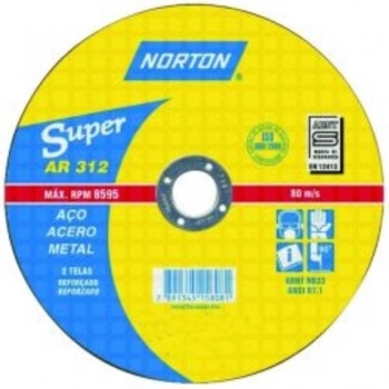 DISCO CORTE FERRO NORTON 7\" 2T AR302