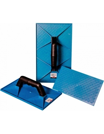 DESEMPENADEIRA PVC AZ ESTRIADA PROFISSIONAL 1-TOI 18X30