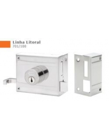 FECHADURA P/PORTAO STAM 701/100 PTO