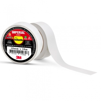 FITA ISOLANTE 3M IMPERIAL 18X10M BCO REF HB004298004