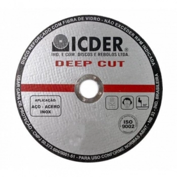 DISCO CORTE DEEP CUT ICDER 7\"X1,6