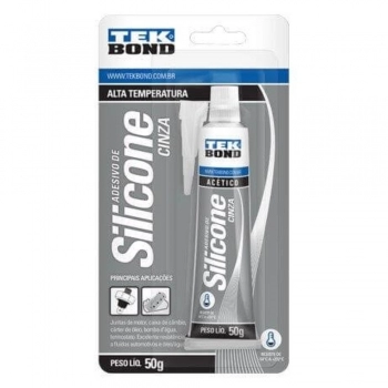 SILICONE ACETICO TEKBOND ALTA TEMPERATURA CZ 50GR REF 69957321912.