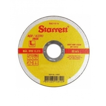 DISCO CORTE INOX STARRETT 7.7/8X1,6