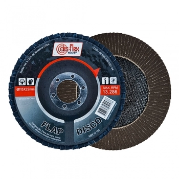 DISCO FLAP DISFLEX 4.1/2\\\"ALO GR120 PRATA