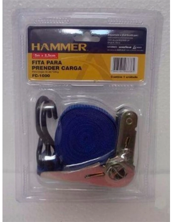 FITA PRENDE CARGA HAMMER 2,5X5M CATRACA