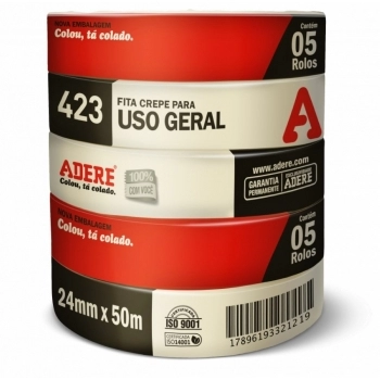 FITA CREPE ADERE USO GERAL TAPEFIX 423 18X50