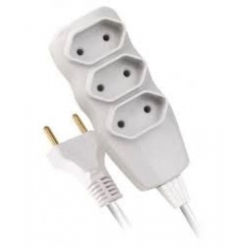 EXTENSAO FC 5M CABO PP BLISTER BCO