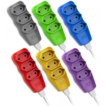 EXTENSAO FC 5M CABO PL BLISTER SORT