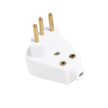 PINO PLUZIE MACHO MOVEL 20A 2P+T BCO 9224