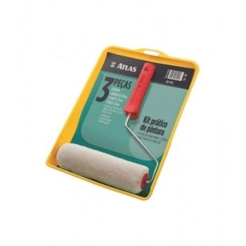 KIT PINTURA ATLAS 1001 3PCS BANDEJA + SUP + ROLO