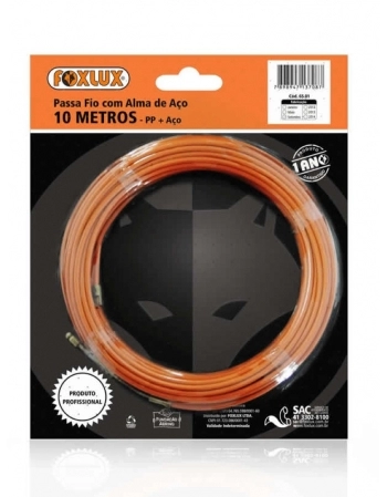 PASSAFIO FOXLUX PP ALMA DE ACO 10M