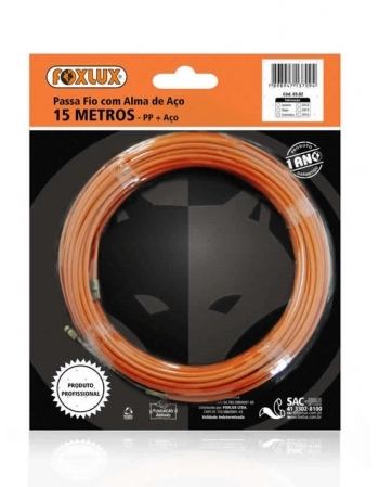 PASSAFIO FOXLUX PP ALMA DE ACO 15M