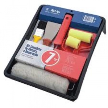 KIT PINTURA ATLAS 1016 7PC BAND+SUP+ROLO+ESPAT