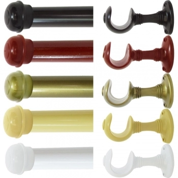 VARAO P/CORTINA ALUMAV BCO 2,0M 19MM