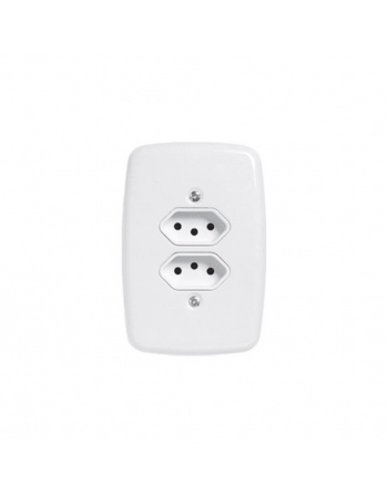 CONJ PLUZIE IDEA BCO 2 TOMA 20A 3214