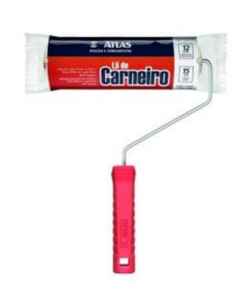 Rolo de Lã 100% Atlas 09cm 328/9 Com Cabo