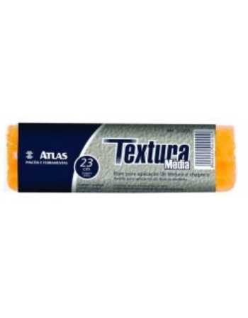 Rolo Atlas Textura Média 23cm 110/65 Sem Cabo
