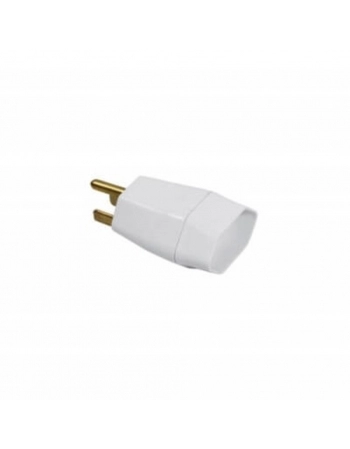 PINO ADAPTADOR PLUZIE REVER 2P+T 15A BCO 9289