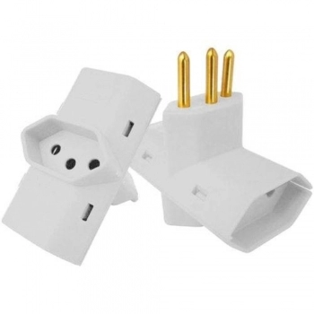 PINO MULTIPLICADOR PLUZIE (BENJAMIM) 2P+T 10A 9296