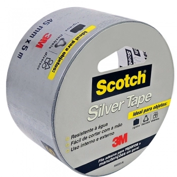 FITA SILVER TAPE 3M PRATA 45X5 REF HB004557912