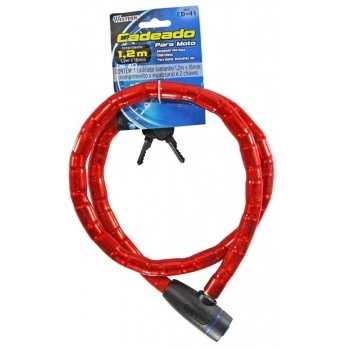 CADEADO WESTERN P/MOTO 1,2MX14MM CD-40