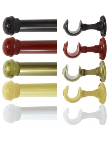 VARAO P/CORTINA ALUMAV BCO 3,0M 19MM