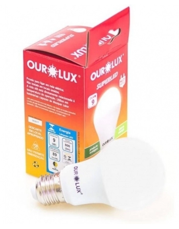 LAMPADA LED BULBO OUROLUX 6W*