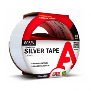 FITA SILVER TAPE ADERE PRATA 45X05