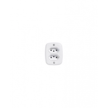 CONJ SIST X PLUZIE BCO 2 TOMADA 20A 9014