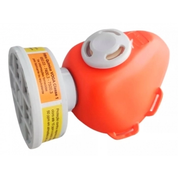 RESPIRADOR PLASTCOR C/ FILTRO VO+GA 1/4