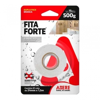 FITA DUPLA FACE ADERE FORTE BANHEIRO 24X1.5M