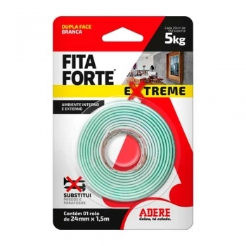FITA DUPLA FACE ADERE FORTE EXTREME 24X1.5M