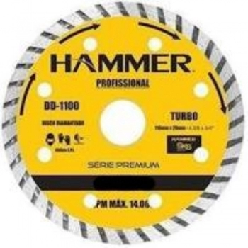 DISCO DIAMANT. HAMMER TURBO 7\" - 180