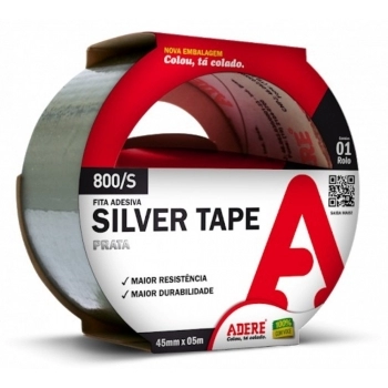 FITA SILVER TAPE ADERE PRATA 45X05