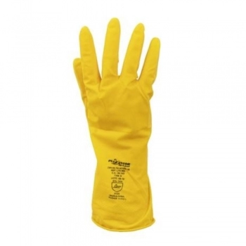 LUVA PLASTCOR LATEX AMARELA TAM 10 G