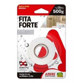 FITA DUPLA FACE ADERE FORTE BANHEIRO 24X1.5M