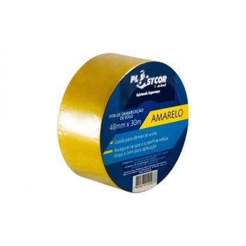 FITA DEMARCACAO PLASTCOR SOLO 48X30 AM