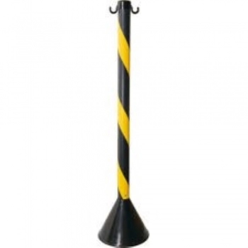 PEDESTAL PLASTCOR PVC 90CM AMARELO/PRETO