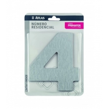 NUMERO PRIMAFER C/ ADES ESCOVADO 4 REF PR3001/4.
