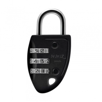 CADEADO PAPAIZ (25) SEGREDO CS23 PRETO REF 0114000SMPR