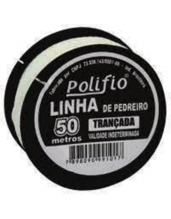 LINHA PEDREIRO POLIFIO 50M TRANCADA