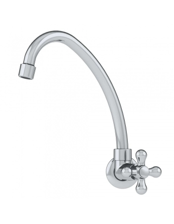 TORNEIRA REAL COZ MOVEL PAREDE C/ABS 1/4V C33 1167