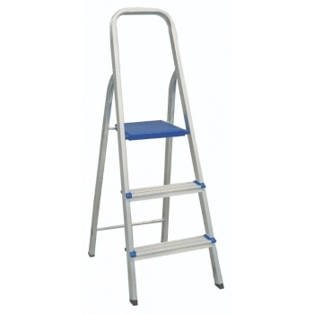 ESCADA REAL DOMESTICA ALUM 03 DEGRAUS REF 48