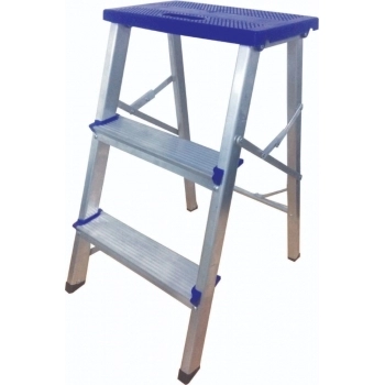 BANQUETA REAL ALUMIN 03 DEGRAUS REF 55