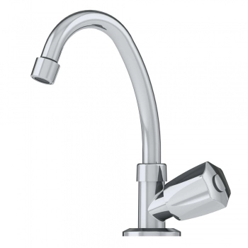 TORNEIRA REAL LAVATORIO MOVEL BANCADA C/ABS 1/4V C50 1198