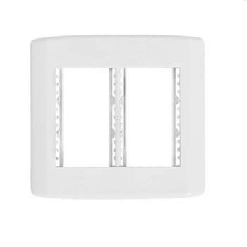 PLACA PLUZIE MOD 4X4 BCO C/SUPORTE 7285